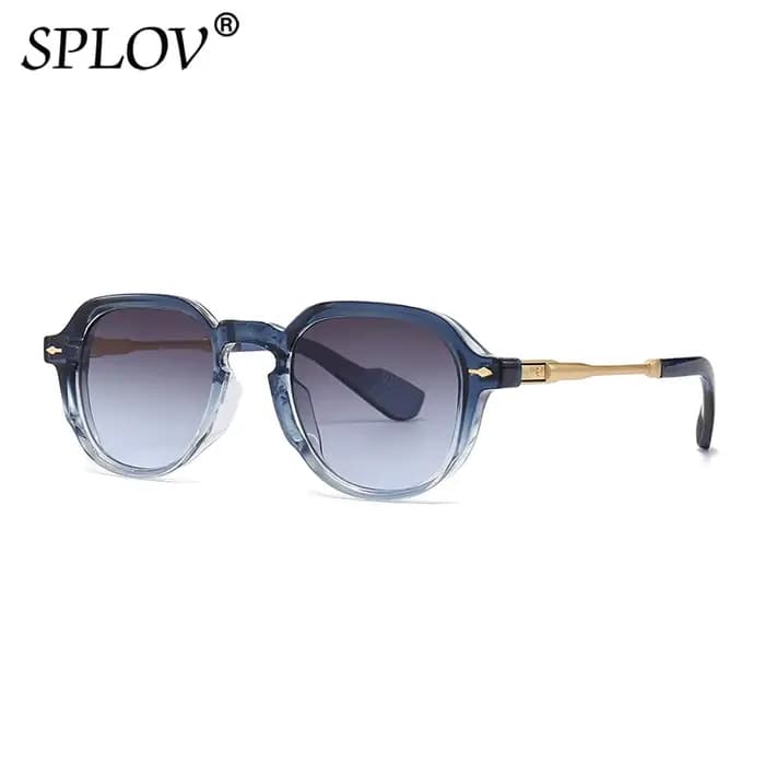 Nouvelles lunettes de soleil de luxe pour hommes femmes mode dégradé nuances marque concepteur Rivets conduite