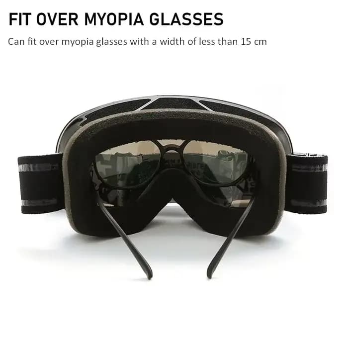 Lunettes de Ski 100% Protection UV400 Anti-buée lentille Interchangeable
