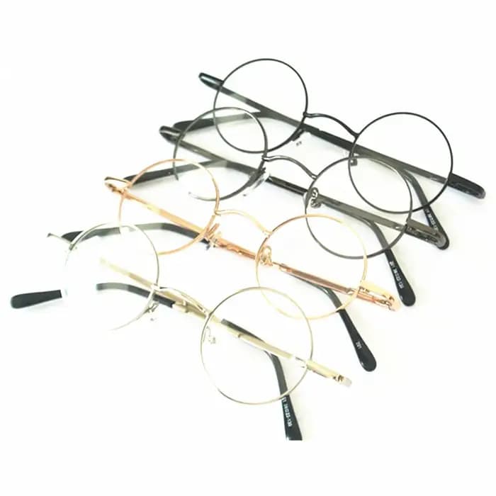 Petites montures de lunettes rondes vintage des années 60, lunettes RX, lunettes avec lentilles tran