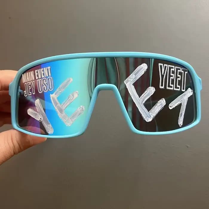 Jey Uso Yeet Lunettes de soleil pour adultes et jeunes, lunettes de sport MAIN EVENT