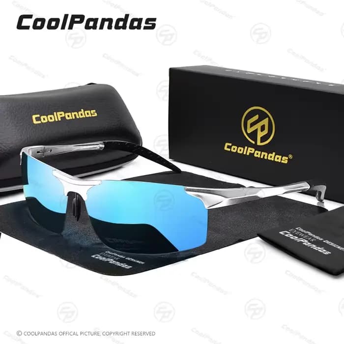 CoolPandas marque 2025 lunettes De soleil en aluminium pour hommes femmes lunettes De soleil polaris