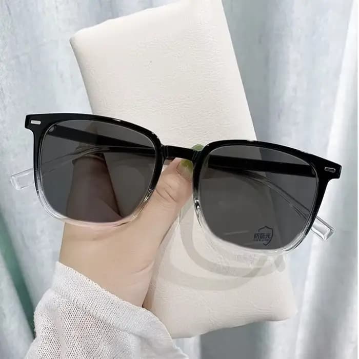 Lunettes de soleil myopie à cadre noir pour hommes