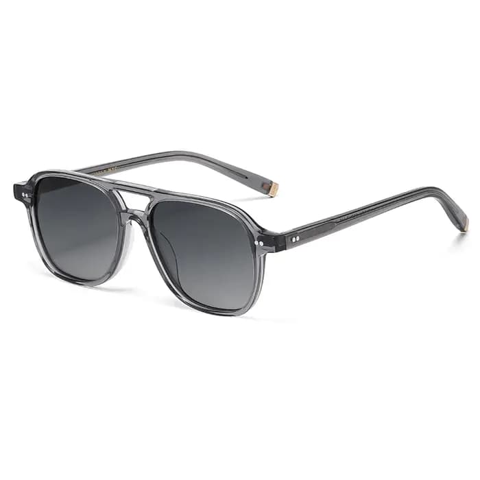 ROGBAE Vintage acétate lunettes de soleil hommes BJORN rétro concepteur UV400 mode