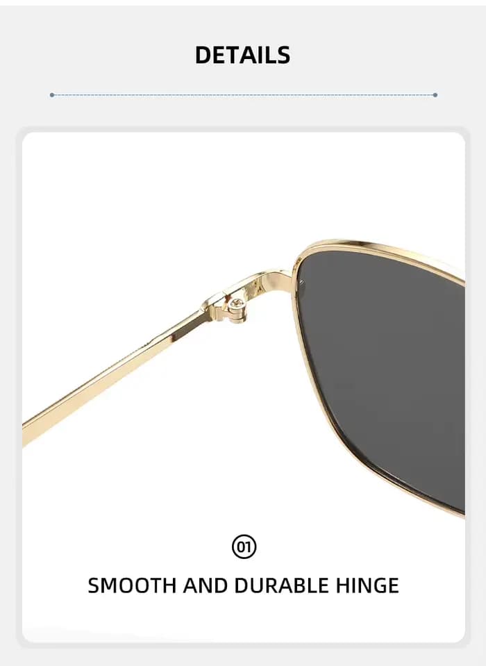 Lunettes de soleil aviateur classiques pour hommes et femmes