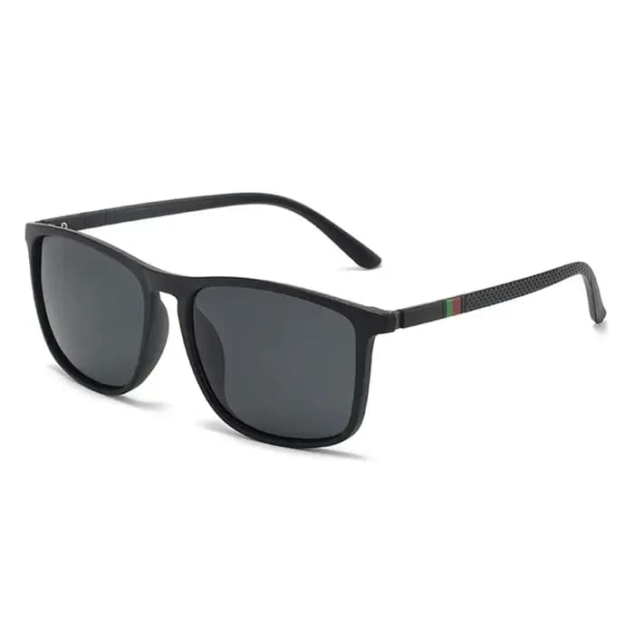 Lunettes de soleil polarisées vintage carrées de luxe UV400 pour hommes et femmes, accessoires pour