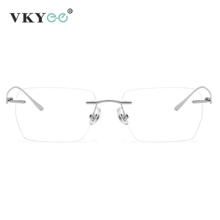 VICKY nouveau Business conception Simple sans monture pur titane lunettes femmes hommes lunettes opt