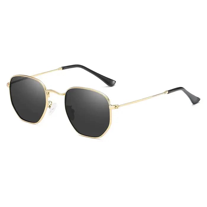 Lunettes de soleil hexagonales polarisées pour hommes et femmes