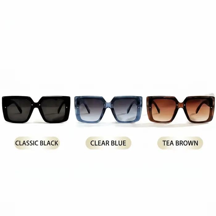 Lunettes de soleil carrées surdimensionnées pour femmes