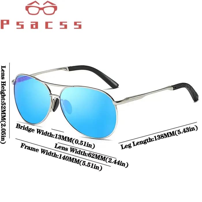 Psacss – lunettes de soleil photochromiques polarisées pour hommes et femmes