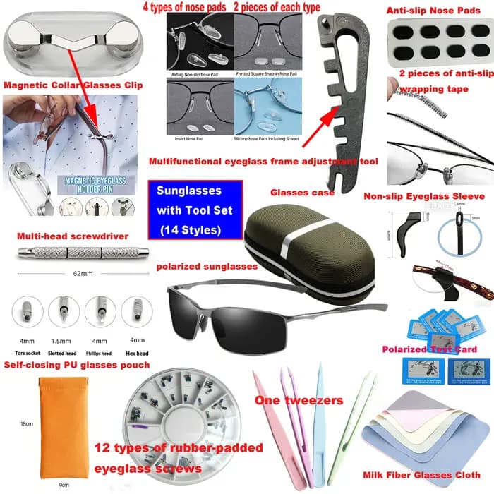 Lunettes de soleil polarisées pour hommes