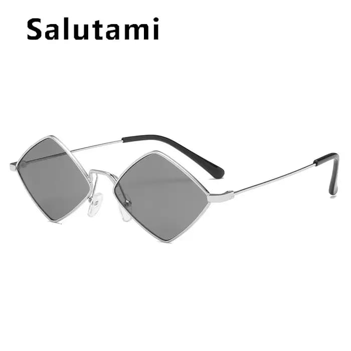 Petites lunettes de soleil en forme de diamant pour homme et femme