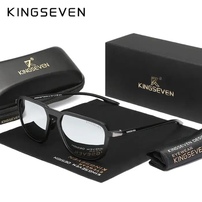 KINGSEVEN Lunettes de soleil polarisées classiques pour hommes et femmes