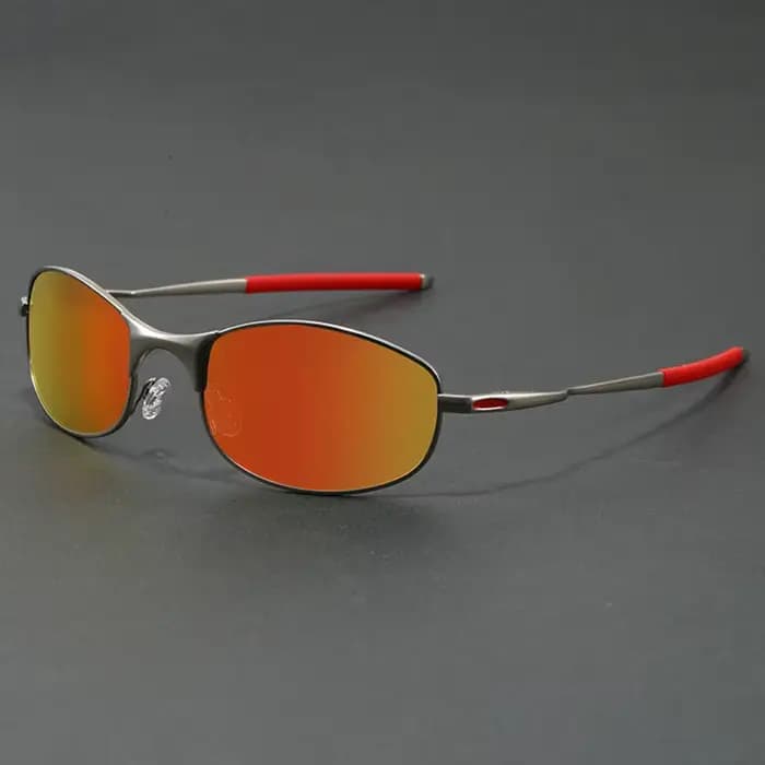 Lunettes de soleil polarisées pour hommes, Protection UV400, monture métallique Ultra légère, pour l