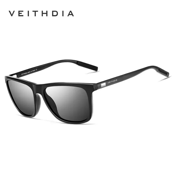 VEITHDIA lunettes de soleil sport extérieur unisexe aluminium magnésium TR90 polarisé UV400 lentille Vintage