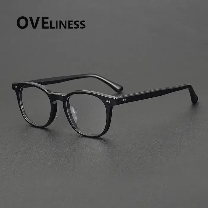 Monture de lunettes en acétate pour hommes et femmes