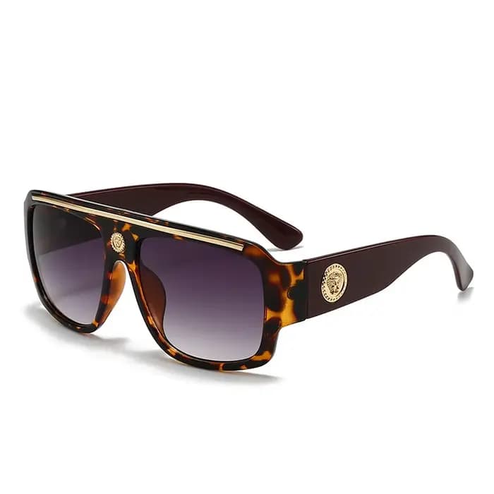 Marque de mode lunettes de soleil de créateur de luxe hommes femmes 2025 surdimensionné Vintage Punk nuances