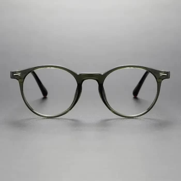 Lunettes rondes Anti-lumière bleue pour femmes et hommes