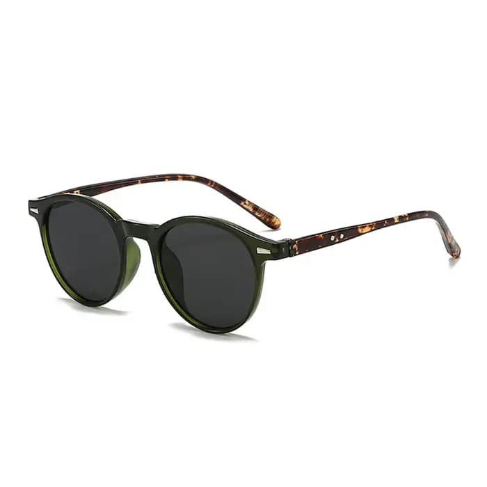 Lunettes de soleil rondes vintage punk pour femmes