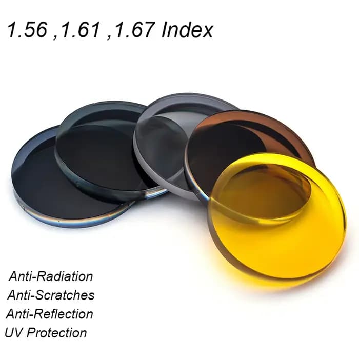 Lentilles de lunettes de soleil polarisées pour myopie et hypermétropie