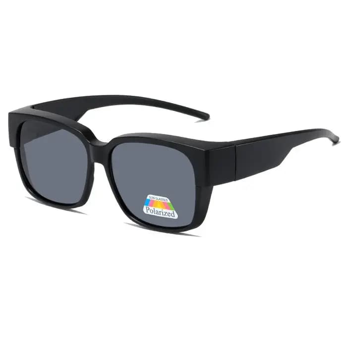 Lunettes de soleil polarisées surdimensionnées tendance à porter par-dessus