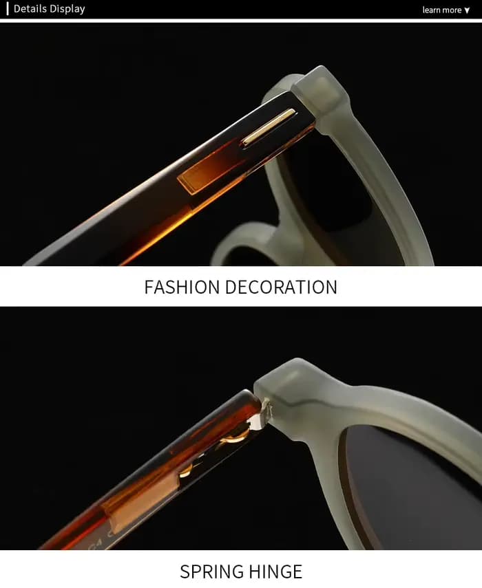 Nouvelles lunettes de soleil polarisées rétro pour hommes et femmes
