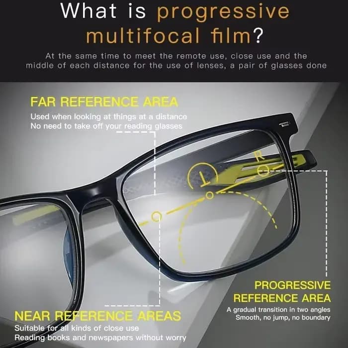 Lunettes de lecture progressives de sport Anti lumière bleue multifocale photochromique femmes rétro presbytie