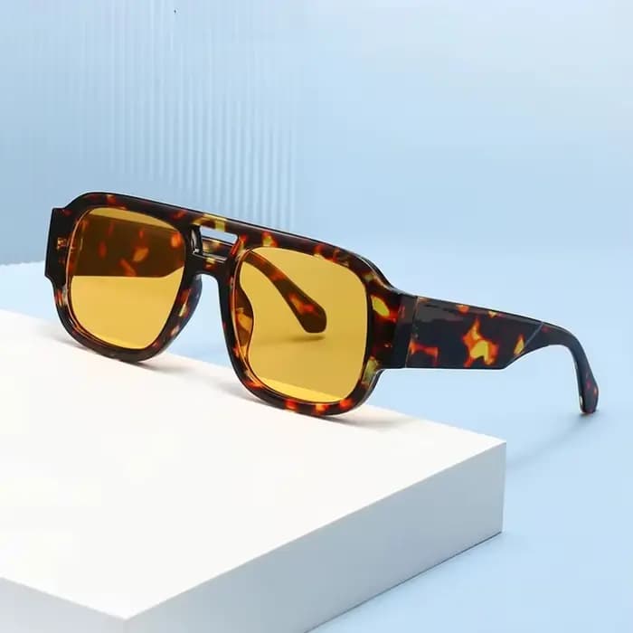 Lunettes de protection 1/4 ensembles grand cadre Double ponts