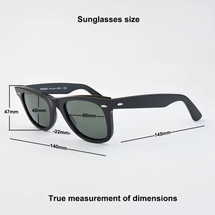 ROG BAE marque classique lunettes De soleil personnalisées S2140 luxe concepteur acétate cadre