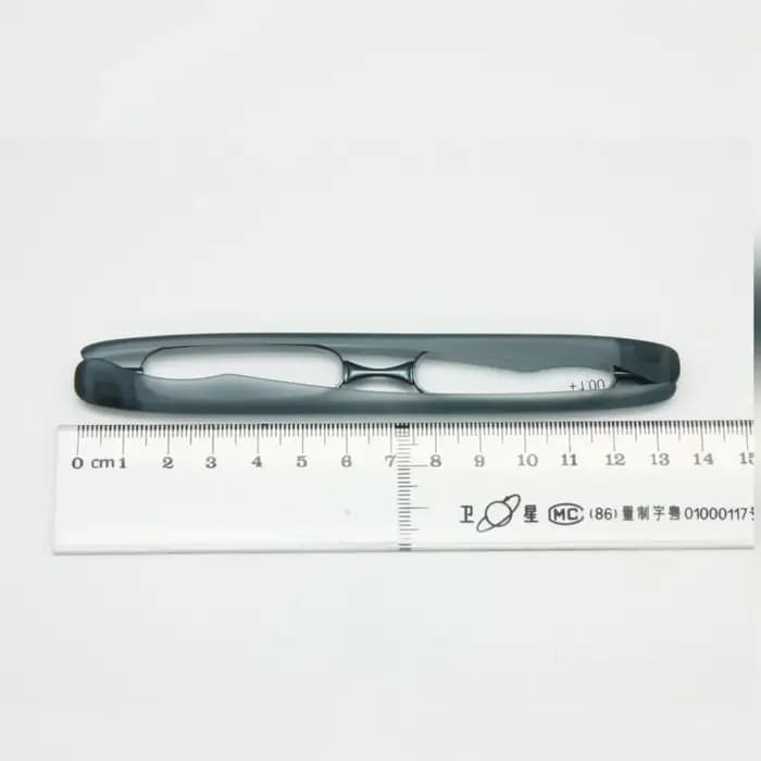 EnzoDate Lot de 3 lunettes de lecture, mini lecteur de poche pliable brevet américain, lunettes port