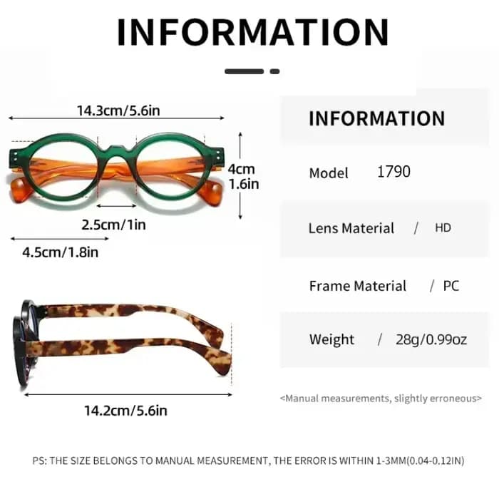 Lunettes de lecture simples à la mode
