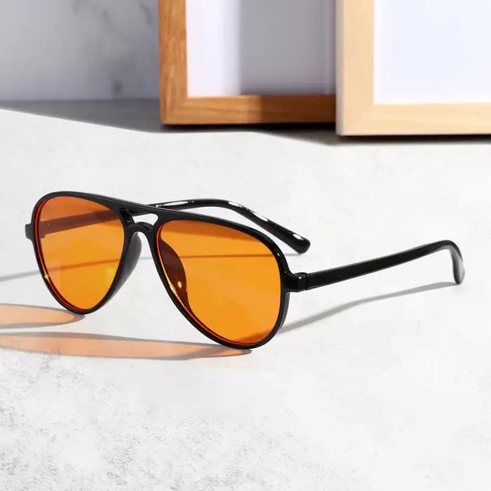 Lunettes de soleil miroir rétro ultralégères et légères