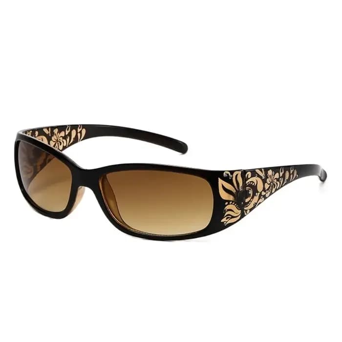 Lunettes de soleil de pêche à monture ronde