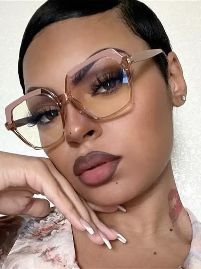 Monture de lunettes tendance décontractée