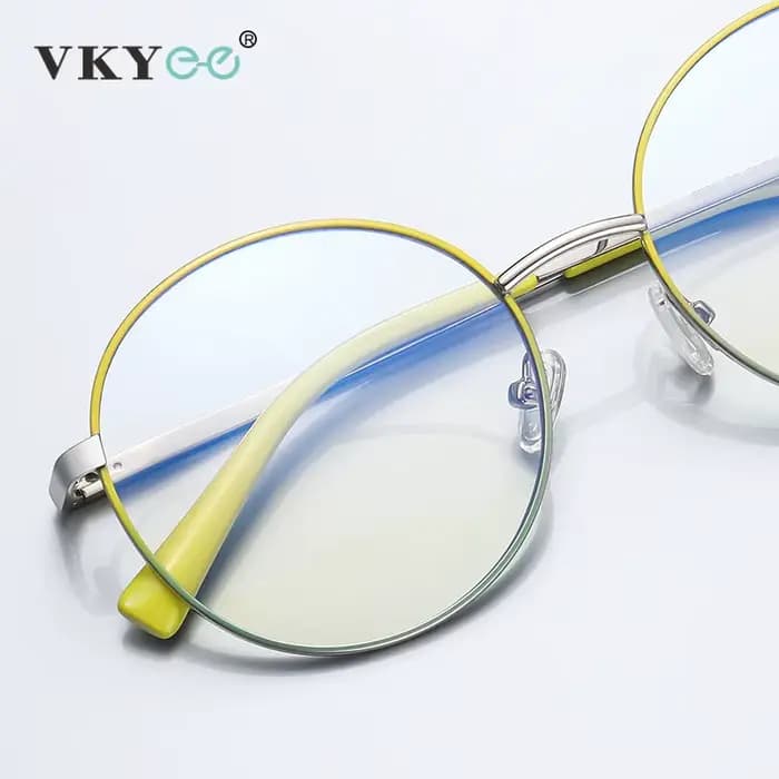 VICKY rétro rond myopie lunettes de Prescription hypermétropie pour les femmes lecture CR39 Anti lum