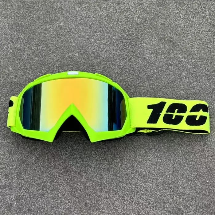 100 lunettes de moto lunettes de cyclisme en plein air tout-terrain Ski Sport MX ATV Dirt Bike lunettes de course lunettes de Motocross vélo Google