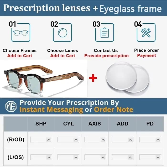 Lunettes de lecture rondes en acétate faites à la main pour hommes et femmes