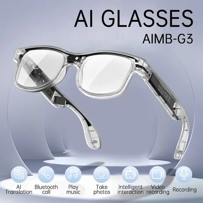 Lunettes de soleil tendance, lunettes intelligentes de cyclisme, lunettes de sport avec fonction d'appel Bluetooth, caméra, traduction en temps réel, enregistrement vidéo