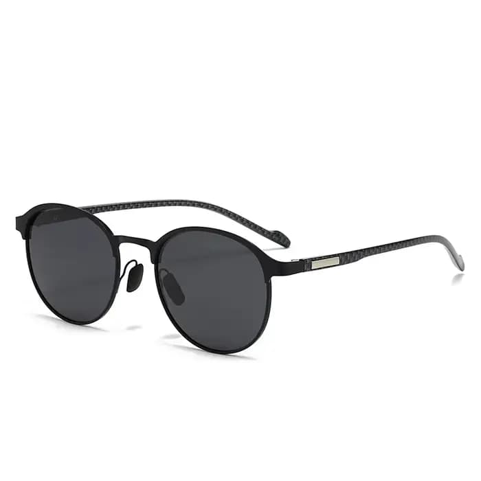 Lunettes de soleil polarisées en métal, demi-monture de couleur éblouissante, pour hommes et femmes,