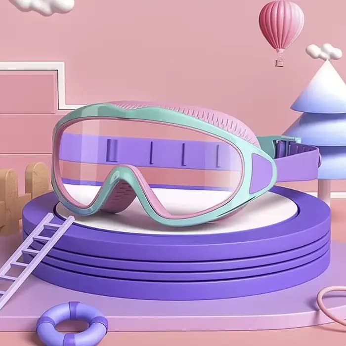 Lunettes de natation pour enfants ; antibuée et anti-ultraviolets