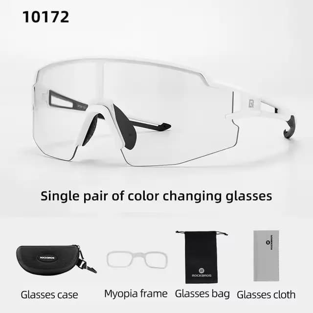 ROCKBROS lunettes de cyclisme photochromiques hommes femmes Sports de plein air randonnée lunettes d