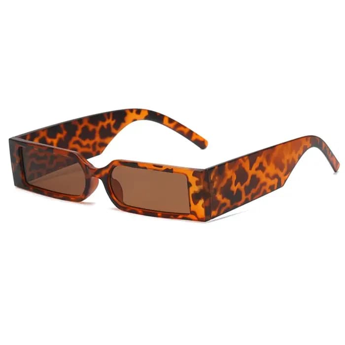 Lunettes de soleil vintage rectangulaires pour femmes