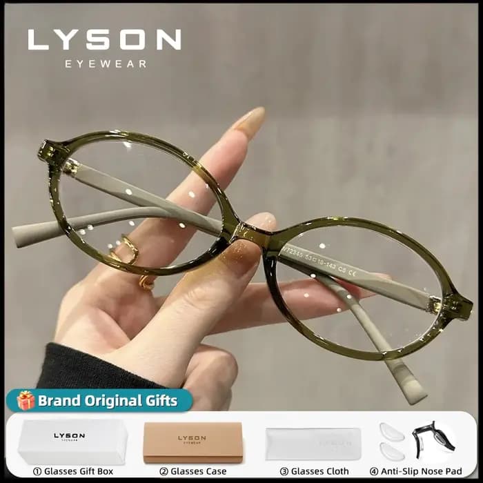 LYSON rétro myopie lunettes femmes ovale petit cadre personnalisation