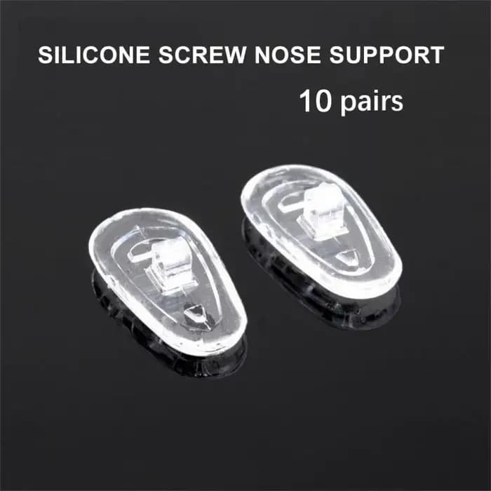 10/25/50 paires/ensemble plaquettes nasales en silicone pour lunettes