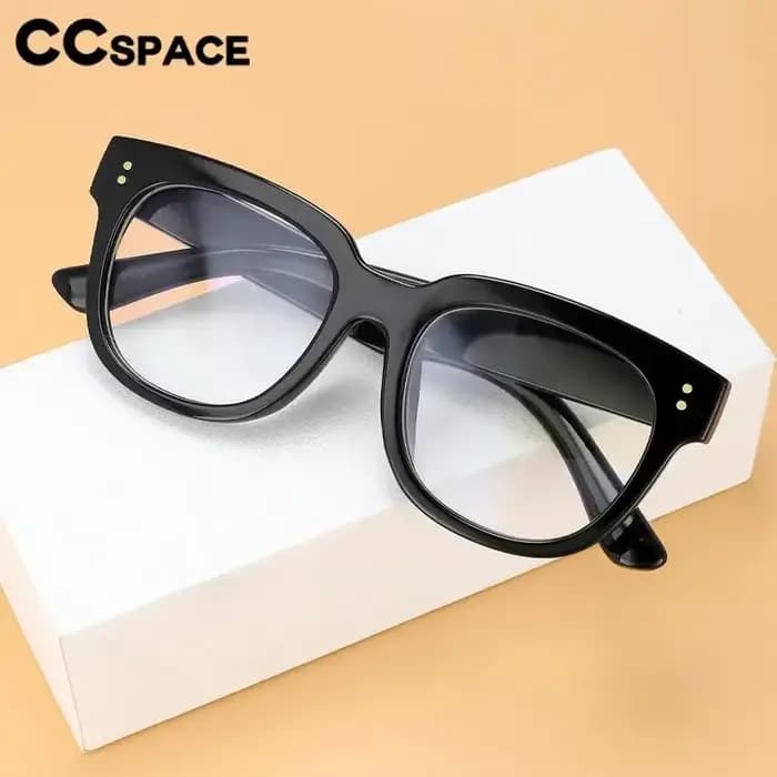 Lunettes à rivets rectangulaires rétro pour hommes et femmes