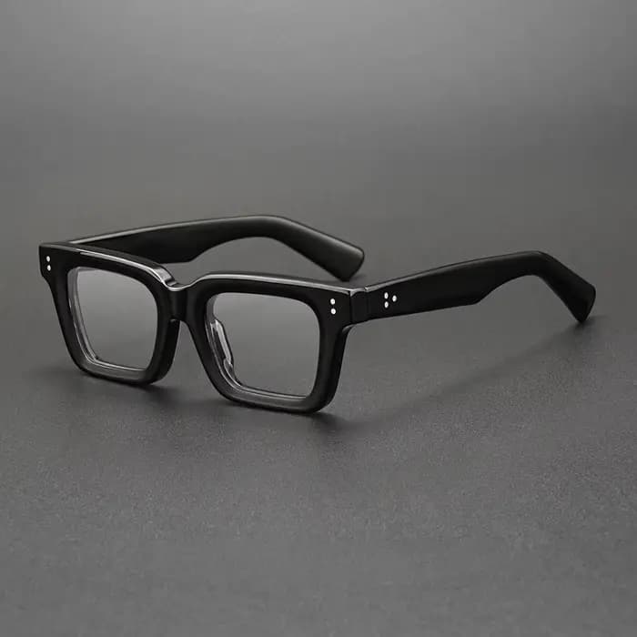 Nouvelle Monture de Lunettes Classique Tendance pour Hommes et Femmes, en Acétate Épais, de Marque D