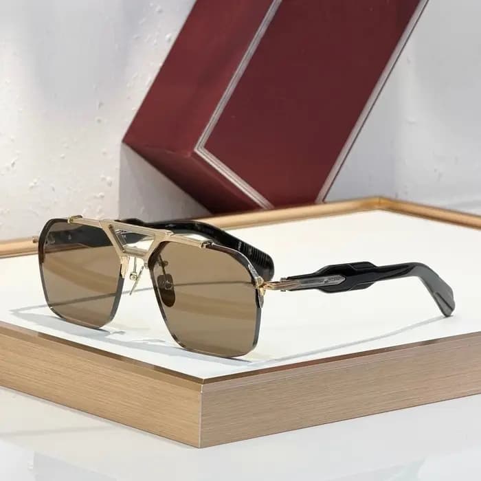 SILVERTON 2026 Lunettes de soleil carrées en titane UV400