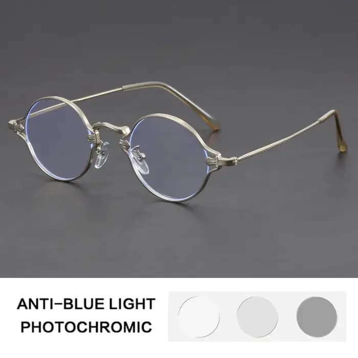 Lunettes de myopie photochromiques rétro pour hommes et femmes