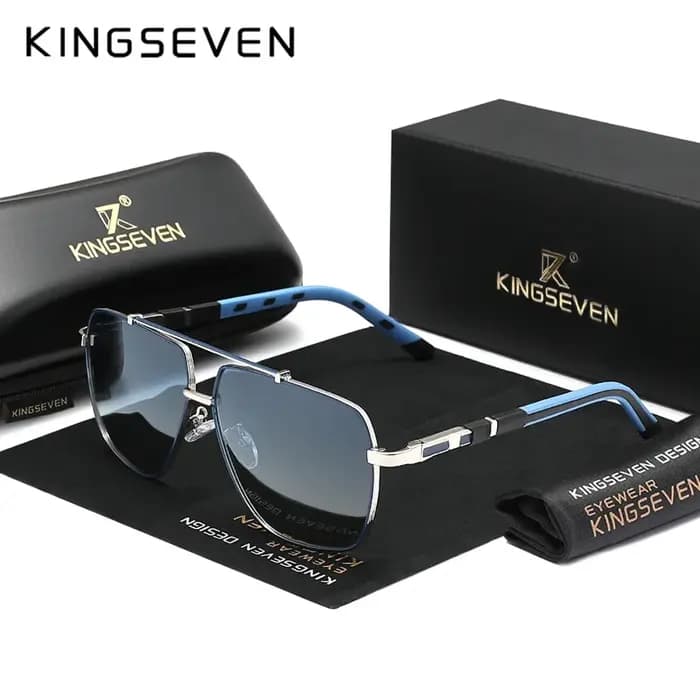 Lunettes de soleil polarisées en aluminium de marque KINGSEVEN pour hommes et femmes