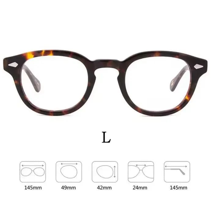 YIMARUILI-Lunettes rondes ultralégères en acétate pour hommes et femmes, lunettes optiques rétro, ma