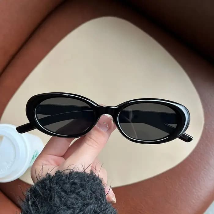 Lunettes de soleil ovales pour hommes et femmes
